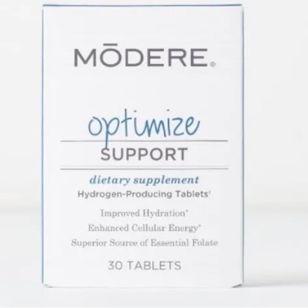 Modere Brand New Optimize support. Hydrogen producing tablets